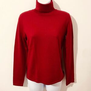 Sutton studio Turtleneck￼ 100% merino wool size 8……S28